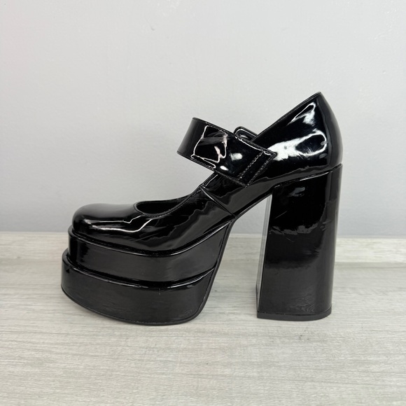 Steve Madden Women's Carly High Heel Mega Platform Mary Jane Shoes Size 7 - Picture 7 of 14